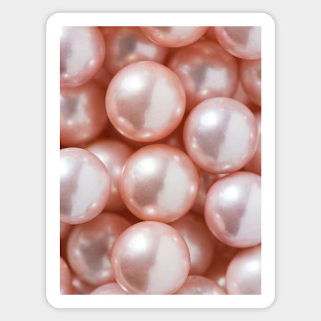 Pink Pearls Sticker by NewburyBoutique